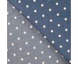 Chambray Embroidery Dots - Dots, Denim