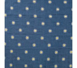Chambray Embroidery Daisy - Daisy, Denim