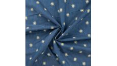 Chambray Embroidery Daisy - Daisy, Denim