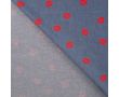 Chambray Print Kiss - Lips, Denim