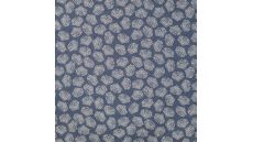 Chambray Print Leaves - Leaves, Denim