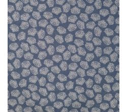 Chambray Print Leaves - Leaves, Denim