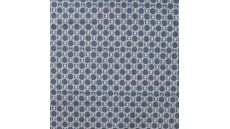 Chambray Print Circles - Graphic Circles, Denim