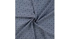 Chambray Print Squares - Squares, Denim