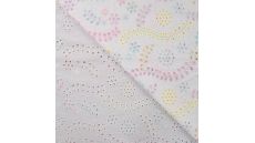 Cotton Multicolor Embroidery - Off White