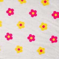 Cotton Voile Embroidery - Flowers, Multicolor
