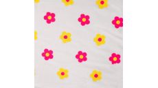Cotton Voile Embroidery - Flowers, Multicolor
