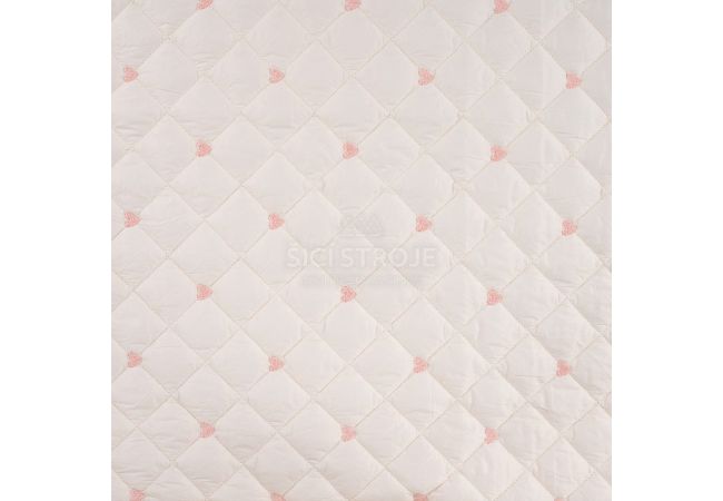 Quilt Hearts - Ecru