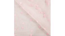 Nylon Mesh & Embroidery Bow Tie - Baby Rose