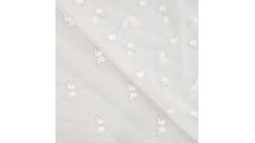 Nylon Mesh & Embroidery Swans - Ecru