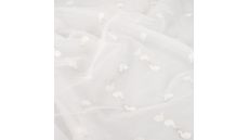 Nylon Mesh & Embroidery Swans - Ecru