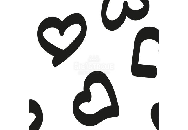 Prato Fleece - Big Heart, White