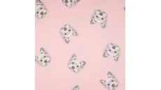 French Terry Digital - Dogs, Rose