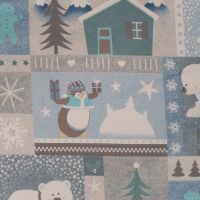 French Terry Digital - Polar Taupe