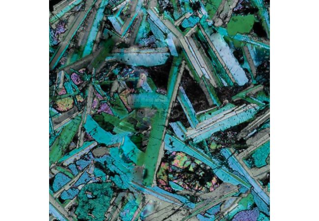 French Terry Digital Brushed - Stone Crystal, Turquase