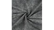 French Terry Digital Print - Antracite Denim