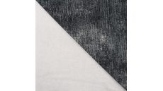 French Terry Digital Print - Black Denim