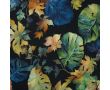French Terry Digital Print - Leaves, Black