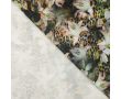 French Terry Digital Print - Lily, Khaki