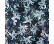 French Terry Digital Print - Lily, Petrol