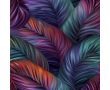 French Terry Digital Print - Abstract Leaves, Multicolor
