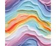 French Terry Digital Print - Craft Rainbow, Multicolor