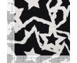 French Terry Digital Print - Stars, Ecru