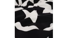 French Terry Digital Print - Stars, Ecru