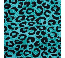 French Terry Digital Print - Leopard, Tiffany