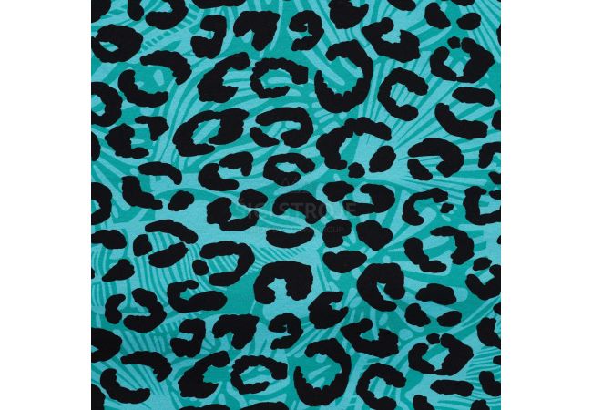 French Terry Digital Print - Leopard, Tiffany