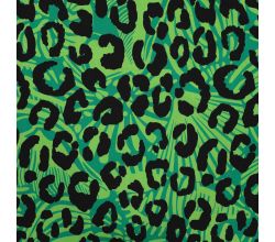 French Terry Digital Print - Leopard, Grass