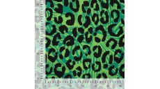 French Terry Digital Print - Leopard, Grass