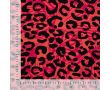 French Terry Digital Print - Leopard, Salmon