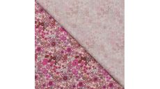 Cotton Voile Digital - Flowers, Fuchsia