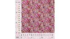 Cotton Voile Digital - Flowers, Fuchsia