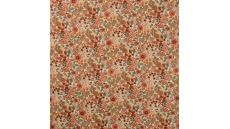 Cotton Voile Digital - Flowers, Coral