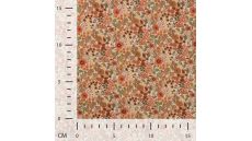 Cotton Voile Digital - Flowers, Coral