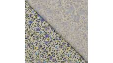 Cotton Voile Digital - Flowers, Lilac