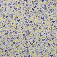 Cotton Voile Digital - Flowers, Lilac