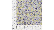 Cotton Voile Digital - Flowers, Lilac