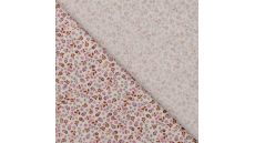 Cotton Voile Digital - Flowers, Fuchsia