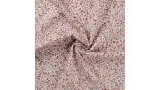 Cotton Voile Digital - Flowers, Fuchsia