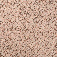 Cotton Voile Digital - Flowers, Coral