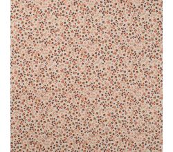 Cotton Voile Digital - Flowers, Coral