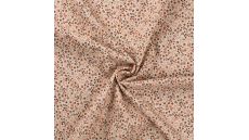 Cotton Voile Digital - Flowers, Coral