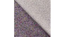 Cotton Voile Digital - Small Flowers, Lilac
