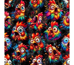 Jogging Digital Print - Crazy Chicken