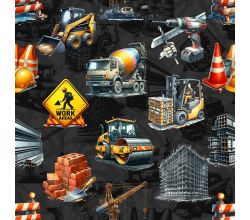 Jogging Digital Print - Construction