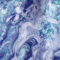 Soft Shell "Rainy" Print - Swirl, Lavender
