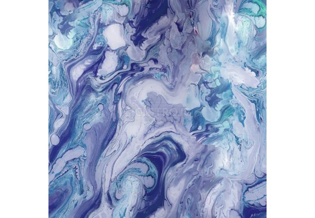 Soft Shell "Rainy" Print - Swirl, Lavender